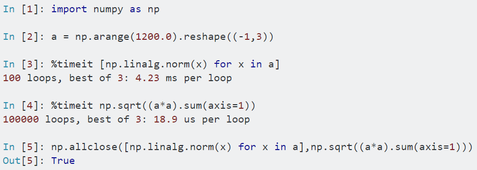 python - numpy vectorization and algorithmic... 深圳大学计算机与软件学院
